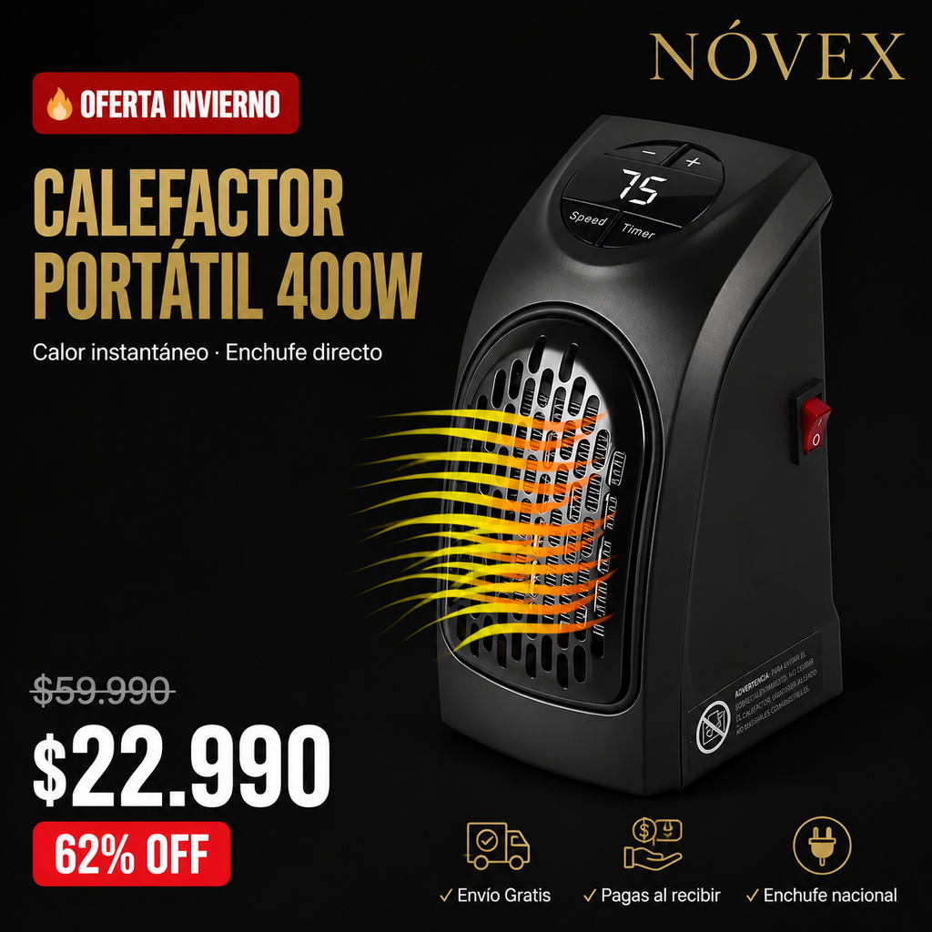 Calefactor Eléctrico 400w Handy Heater